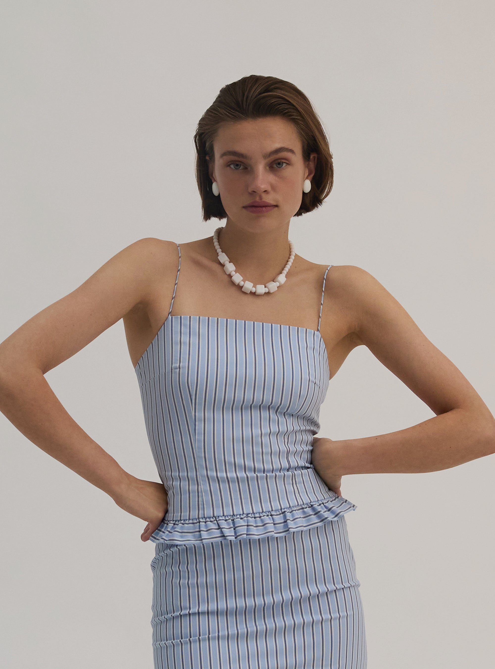 Yarn Dye Stripe Cami Top