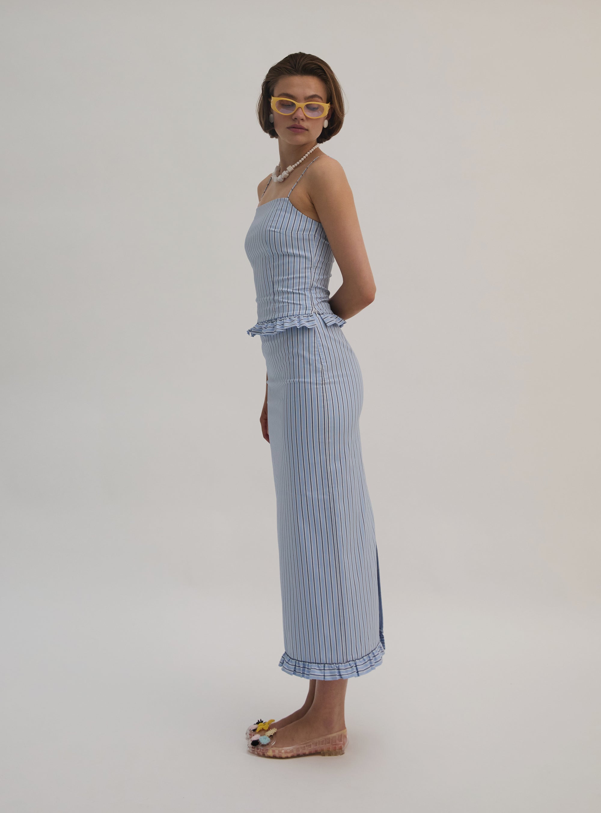 Yarn Dye Stripe Cami Top